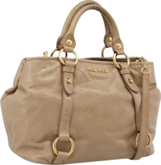 Miu Miu Pre owned Dame Pre owned Beige ONE SIZE,