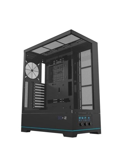 Darkflash DY451 computer case without fans black Kabinett Miditower Svart DY451L Black Darkflash DY451 computer case without fans black Kabinett Miditower Svart DY451L Black