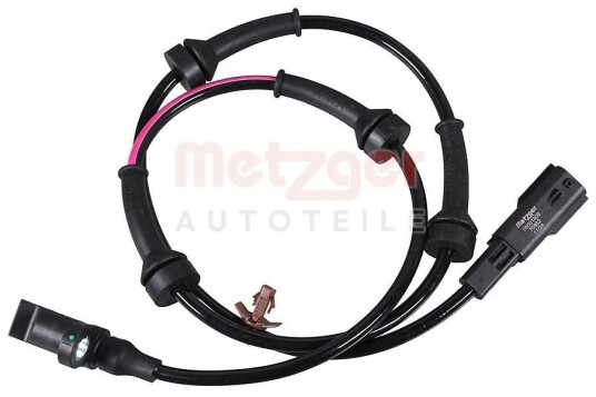 Sensor, ABS METZGER 09001609