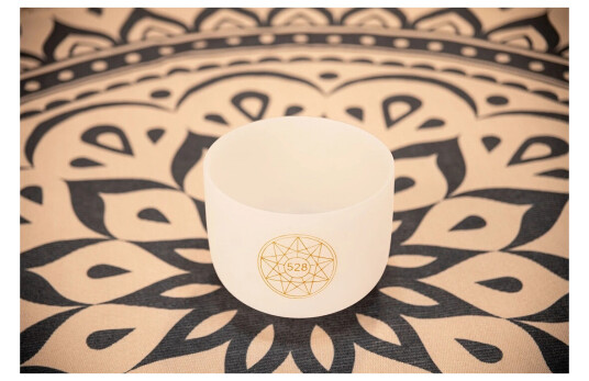 Meinl Sonic Energy Solcsb8-528 Solfeggio Crystal Singing Bowl 8, Mi 528 Hz, C5