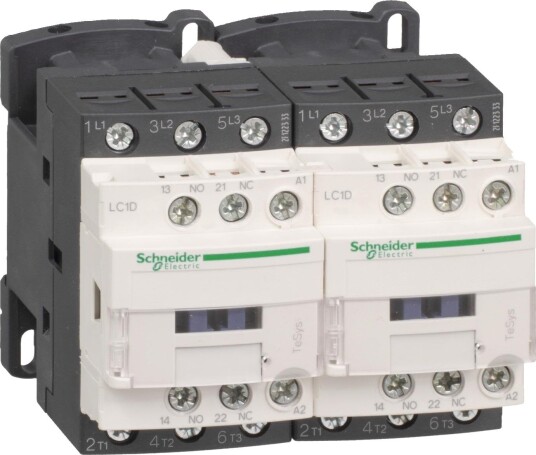 Schneider Electric LC2D12BL Dreieretningsvender 3 Lu, 24 Vdc 5,5 kw, 12 A, 5,59 kw