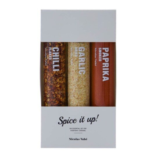 Nicolas Vahé - Kryddersett 45g chilli, hvitløk, røkt paprika