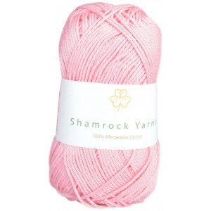 Shamrock Yarns Mercerisert Bomull 05 Lyserød