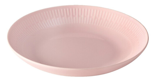 Aida  Relief dyp tallerken 22 cm rosa
