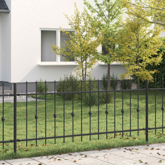 vidaXL Spikertrekk Asten Svart 200 x 130 cm Pulverlakkert stål