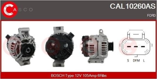 Dynamo CASCO CAL10260AS