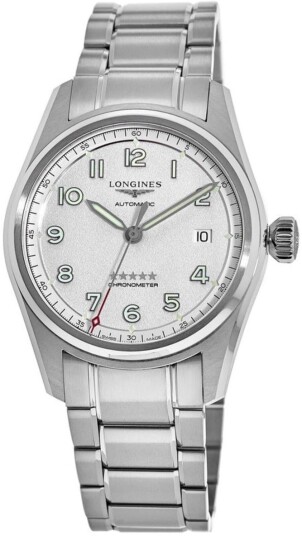 Longines Herreklokke L3.810.4.73.6 Spirit Sølvfarget/Stål Ø40 mm Longines Herreklokke L3.810.4.73.6 Spirit Sølvfarget/Stål Ø40 mm