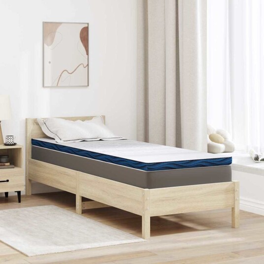 vidaXL Madrassbeskytter 70 x 200 cm tykk Jakardstoff Hvit