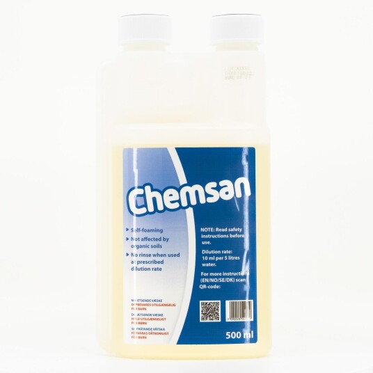 Chemisphere Chemsan 500ml skummende syreholdig skyllemiddel