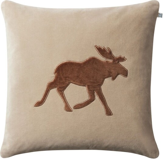 Chhatwal & Jonsson Moose putetrekk 50x50 cm Tan-cognac