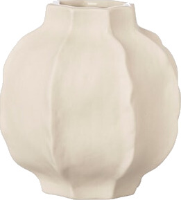 Vase steingods 14 cm Naturhvit Vase steingods 14 cm Naturhvit