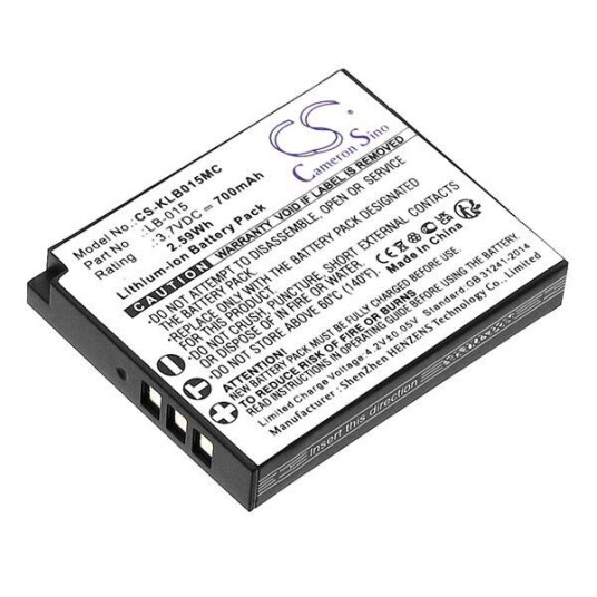 Batteri til kamera for KODAK WPZ2