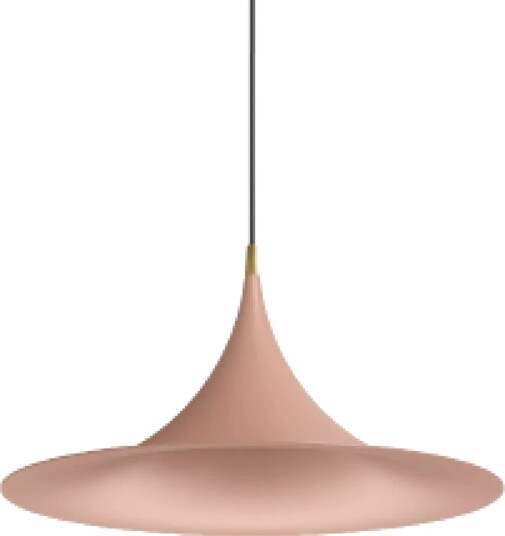 Linea Light Morgana Taklampe Ø47 Fersken/ Børstet Gull