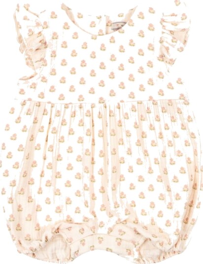 Konges Sløjd Coco frill romper gots – carta rosa 3m Konges Sløjd Coco frill romper gots – carta rosa 3m