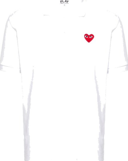 Comme des Garçons Play Herre Topper Hvit M,