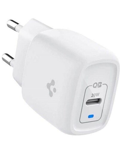 Spigen PowerArc ArcStation Pro Wall Charger White (GaN/1-Port/ USB-C PD3.0 20W) Spigen PowerArc ArcStation Pro Wall Charger White (GaN/1-Port/ USB-C PD3.0 20W)