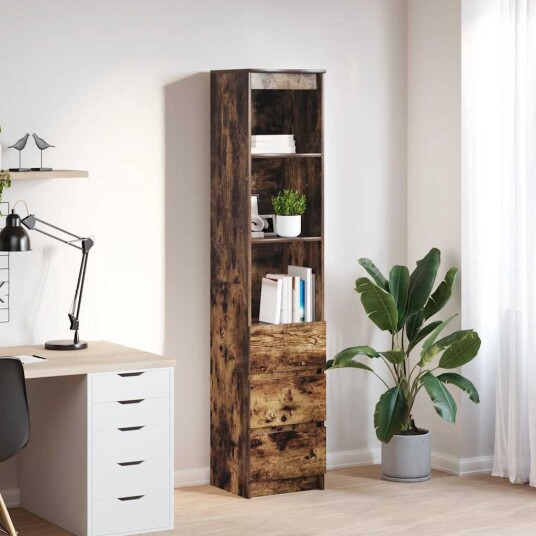 Høybord røkt eik 37,5x35x180 cm konstruert tre Høybord røkt eik 37,5x35x180 cm konstruert tre