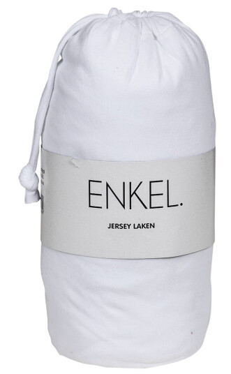 Enkel Jerseylaken 200x210 cm Hvit