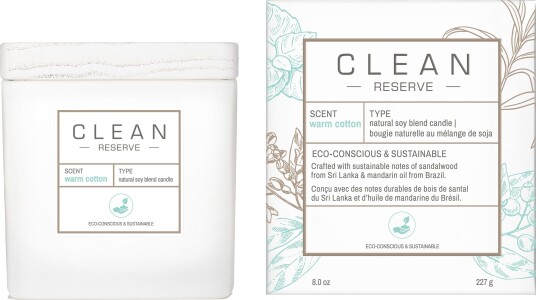 Clean Reserve Scented Candle Warm Cotton