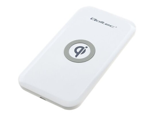 Qoltec 51842 Trådløs lader – Induksjon 10W Hvit