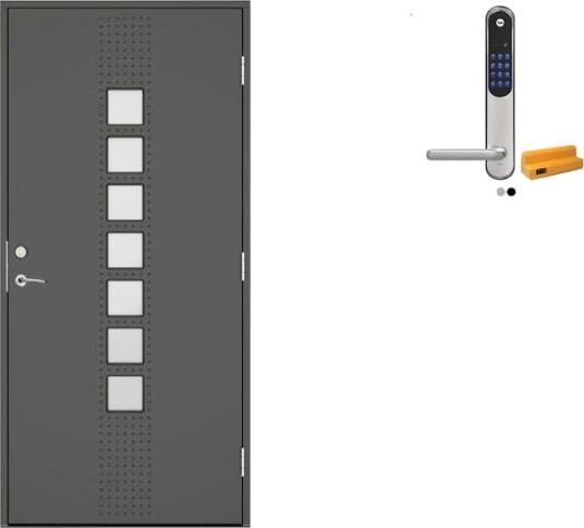 Ytterdør Swedoor Advance-Line Statement Signum med Yale Doorman Classic Home