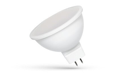 Spectrum LED pære - 6W, 12V, MR16 / GU5.3 - Dimbar : Ikke dimbar, Kulør : Nøytral