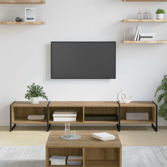 TV skap Kunstnerisk Eik 170.5 x 36 x 30.5 cm Konstruert tre TV skap Kunstnerisk Eik 170.5 x 36 x 30.5 cm Konstruert tre