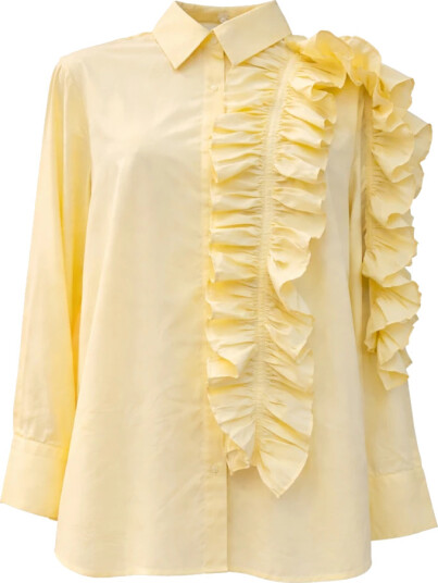 Weili Zheng Dame Bluser & Skjorter Gul XS,