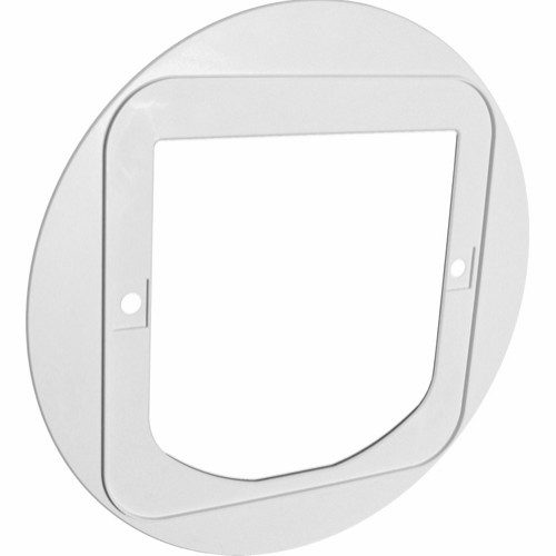 Monteringsadapter til Sureflap kattedør - Hvit
