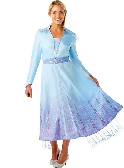 Rubies Uk Elsa Frost Kostyme Til Dame - Frost 2 Rubies Uk Elsa Frost Kostyme Til Dame - Frost 2