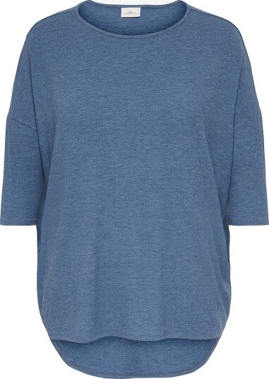 Only Carmakoma Topp carLamour 3/4 Top Blå