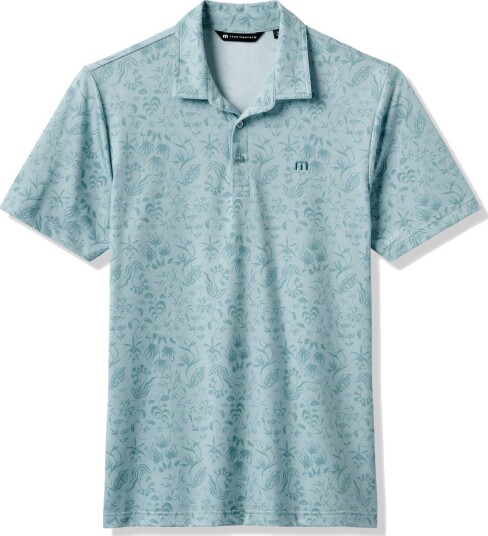 Travis Mathew Featherweight Paradise Golf pologenser herre Forget Me Not Large