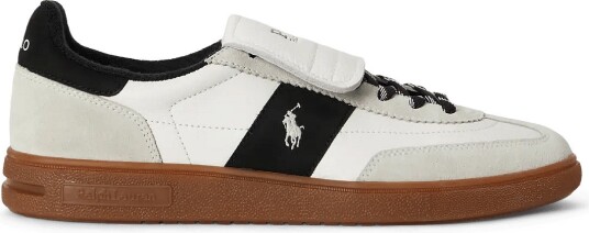 Polo Ralph Lauren Bedford Leather Suede Sneaker DECKWASH WHITE/BL 44
