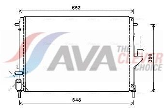 Radiator AVA Clever Choice RTA2478 Radiator AVA Clever Choice RTA2478