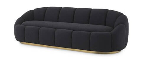 Inger sofa bouclé black