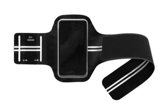 Linocell Universelt Sportsarmbånd til iPhone 6/7/8 med Justerbar Borrelåsstropp - Svart Linocell Universelt Sportsarmbånd til iPhone 6/7/8 med Justerbar Borrelåsstropp - Svart