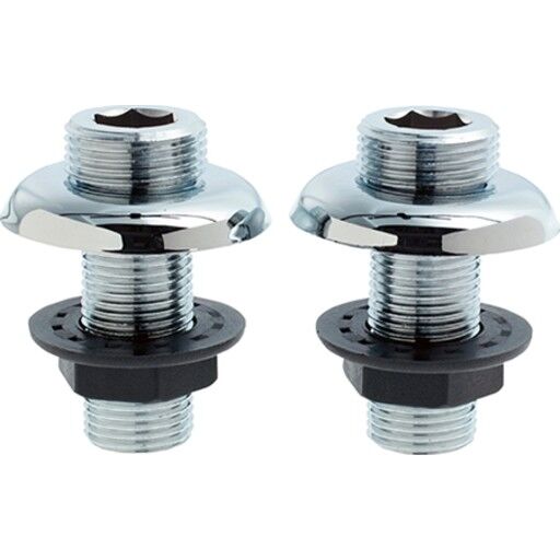 Hafa kabinkobling, 3/4"x1/2", 2 stk, krom