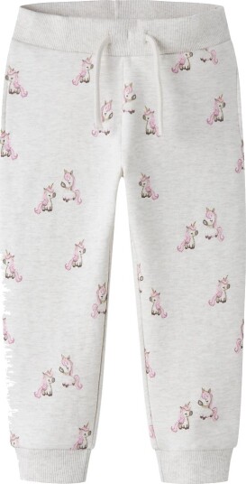 Name It Joggebukser NmfLaurie Peyote Melange Name It 2 år (92) Joggebukse Beige Rosa