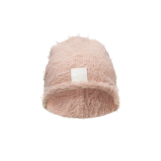 Elodie Details Furry Knit Beanie - Powder Pink - Pink - 0-6M