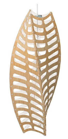 David Trubridge Toru Pendel Large 1 Side Hvit