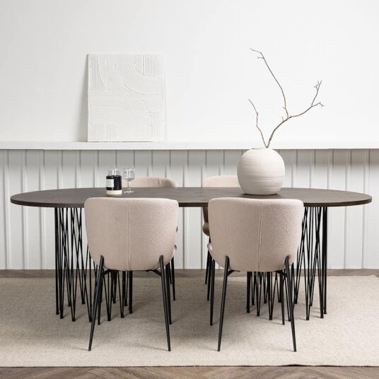 Venture Home Spisegruppe Venture Home Stone med 4 Modesto Stoler GR23043
