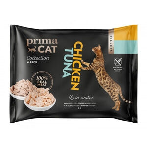 Primacat Prima Cat Tunfisk Med Kylling I Gelé (4X50 G)