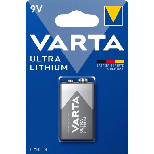 Litiumbatteri 9 V | 1200 mAh | 1-Blister Litiumbatteri 9 V | 1200 mAh | 1-Blister
