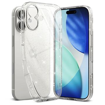 Ringke iPhone 17 Air Glitter TPU deksel   Gjennomsiktig