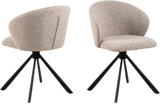 Pippa spisestuestoler beige. Pippa spisestuestoler beige.