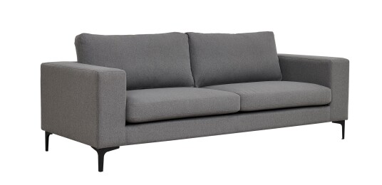 Venture Design Bolero 3-seter sofa Grå Natur