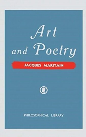 Art And Poetry Av Jacques Maritain