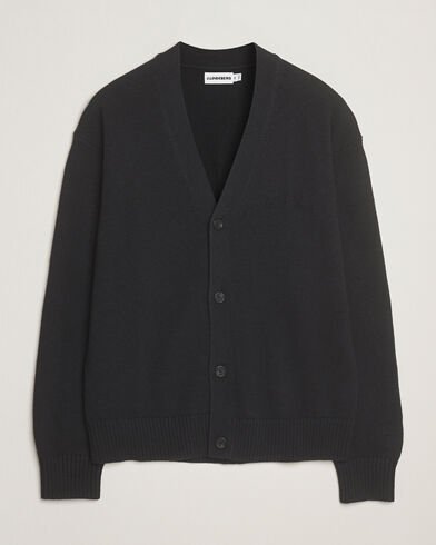 J.Lindeberg Eddy Wool/Cotton Knitted Cardigan Black