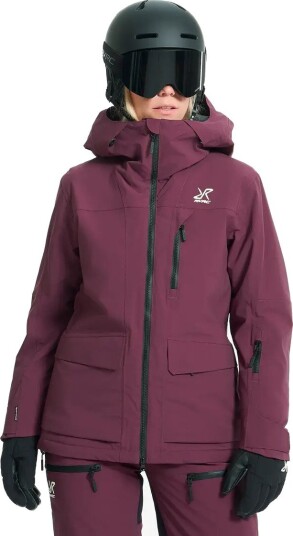 RevolutionRace Skalljakke Turjakke & Vindjakke AccXel Insulated 2L Ski Jacket Dame Mauve Wine Størrelse:XL
