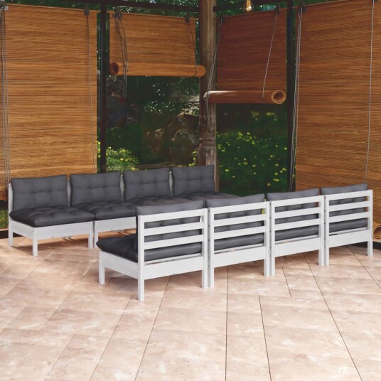  Hagesofagruppe med puter 9 deler heltre furu 3096143